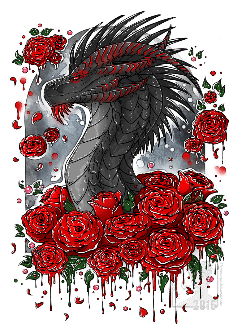 Red Roses Black Heart by Trinanigans on DeviantArt