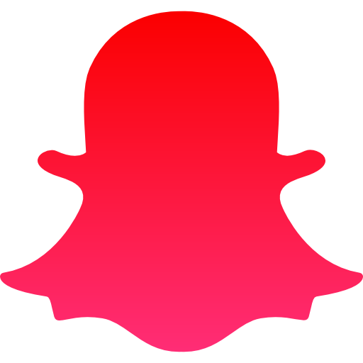 High Resolution Snapchat Red Logo Icon PNG Transparent