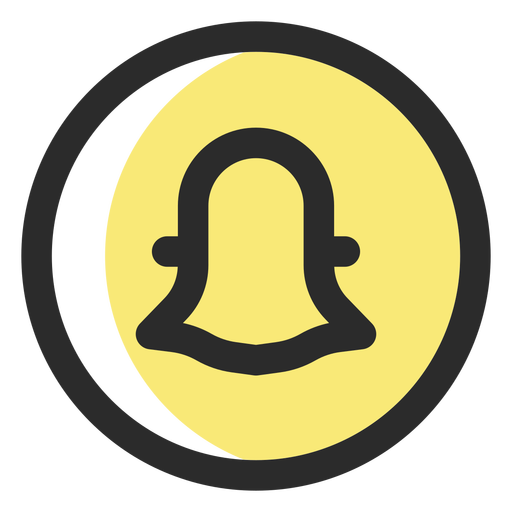 Snapchat colored stroke icon  Transparent PNG  SVG