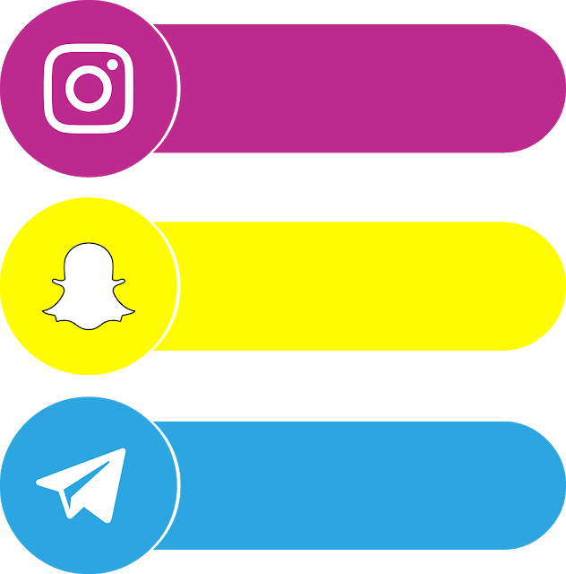 download icons instagram telegram snapchat svg eps in 2020