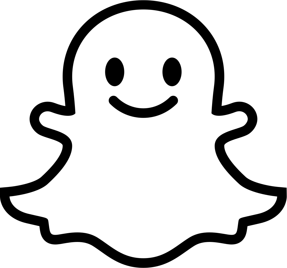 Social Snapchat Outline Svg Png Icon Free Download