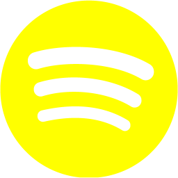 Yellow spotify icon  Free yellow site logo icons