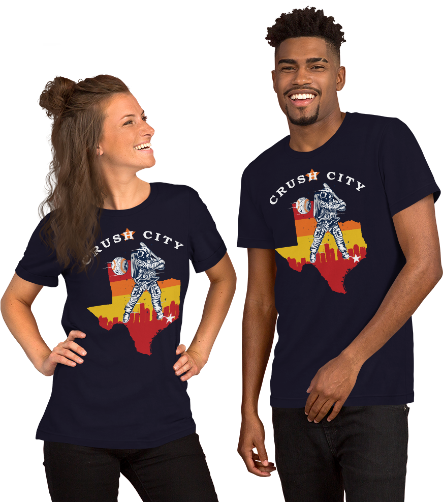 astros png  Crush City Astros Rainbow Unisex Tshirt