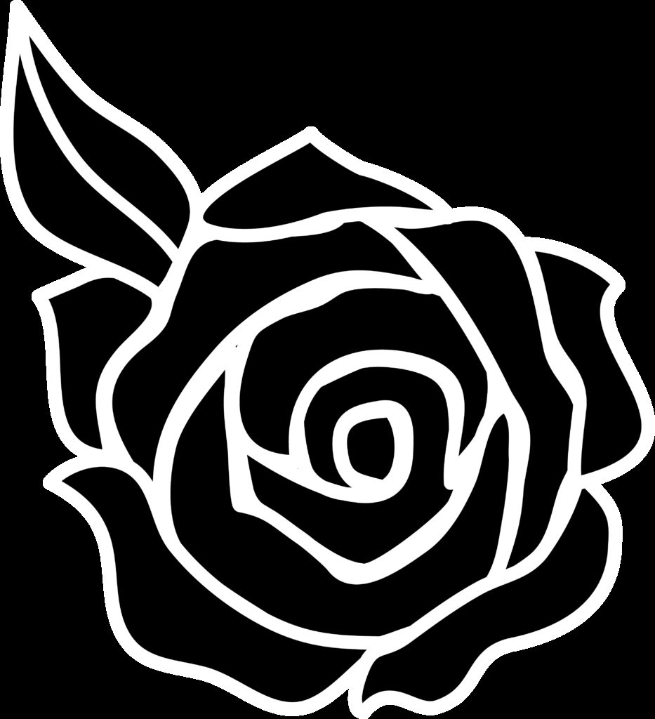Rose silhouette clipart  Clipground