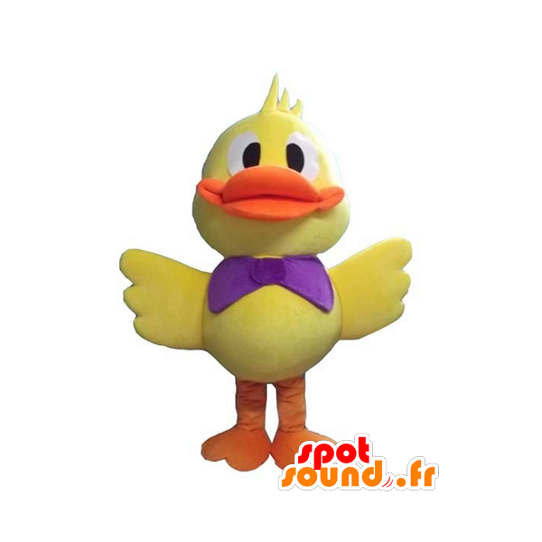 Purchase Mascot fat chick yellow and orange duck in Ducks