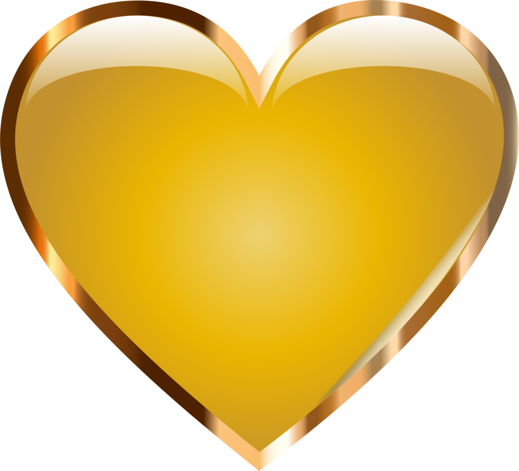 Gold Heart by GDJ A gold heart based on the original