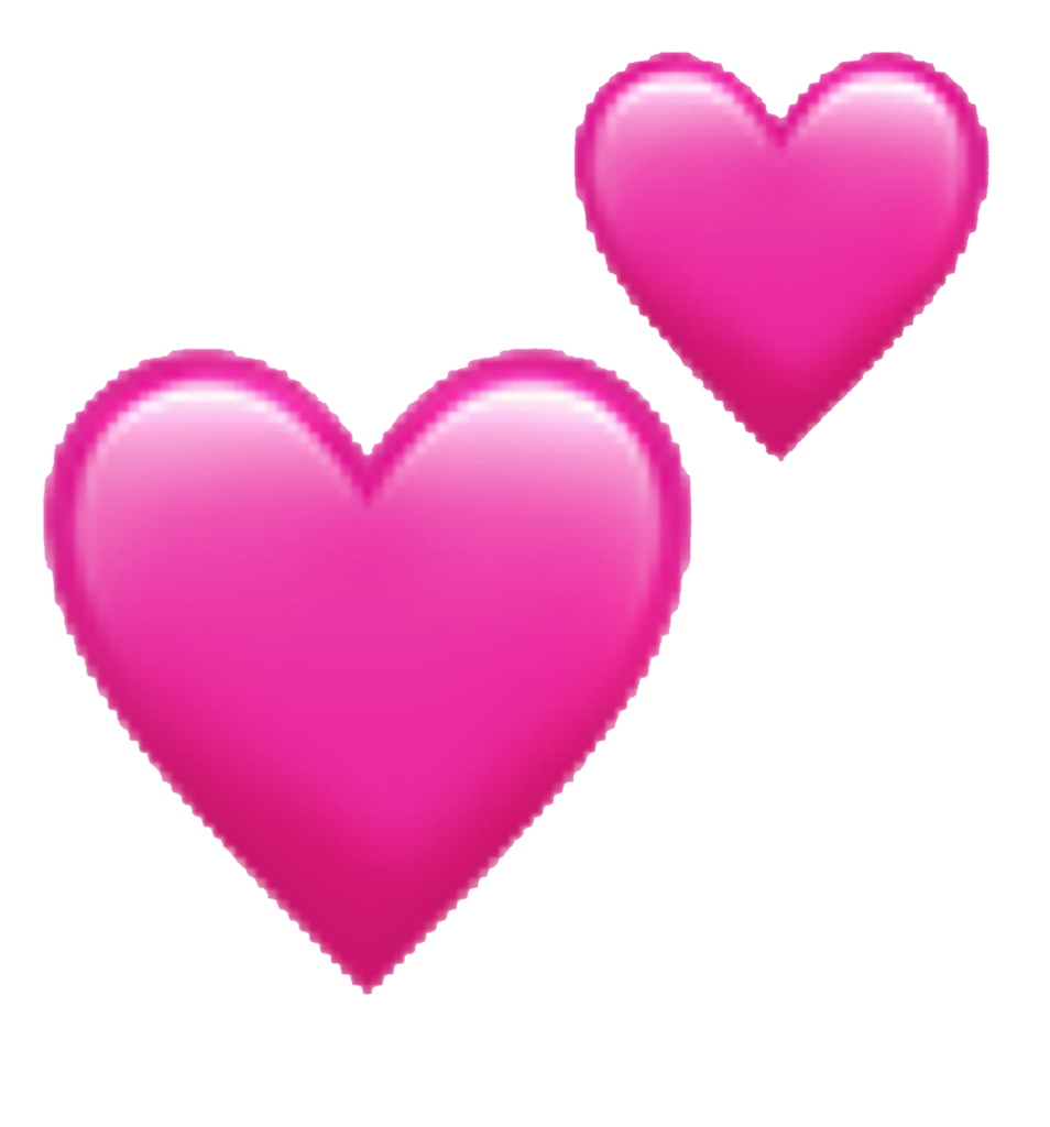 heart hearts emoji emojis emojisticker emojiheart pink