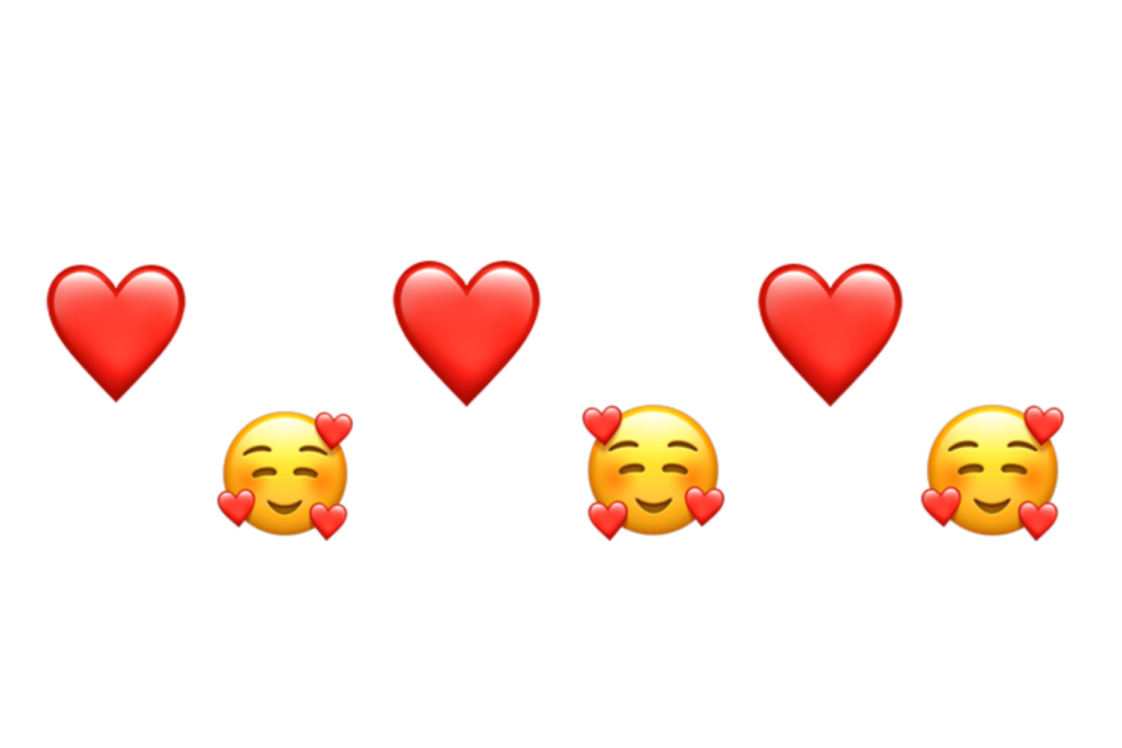 Emoji emoji heart emojilove redhearts aesthetic inlove