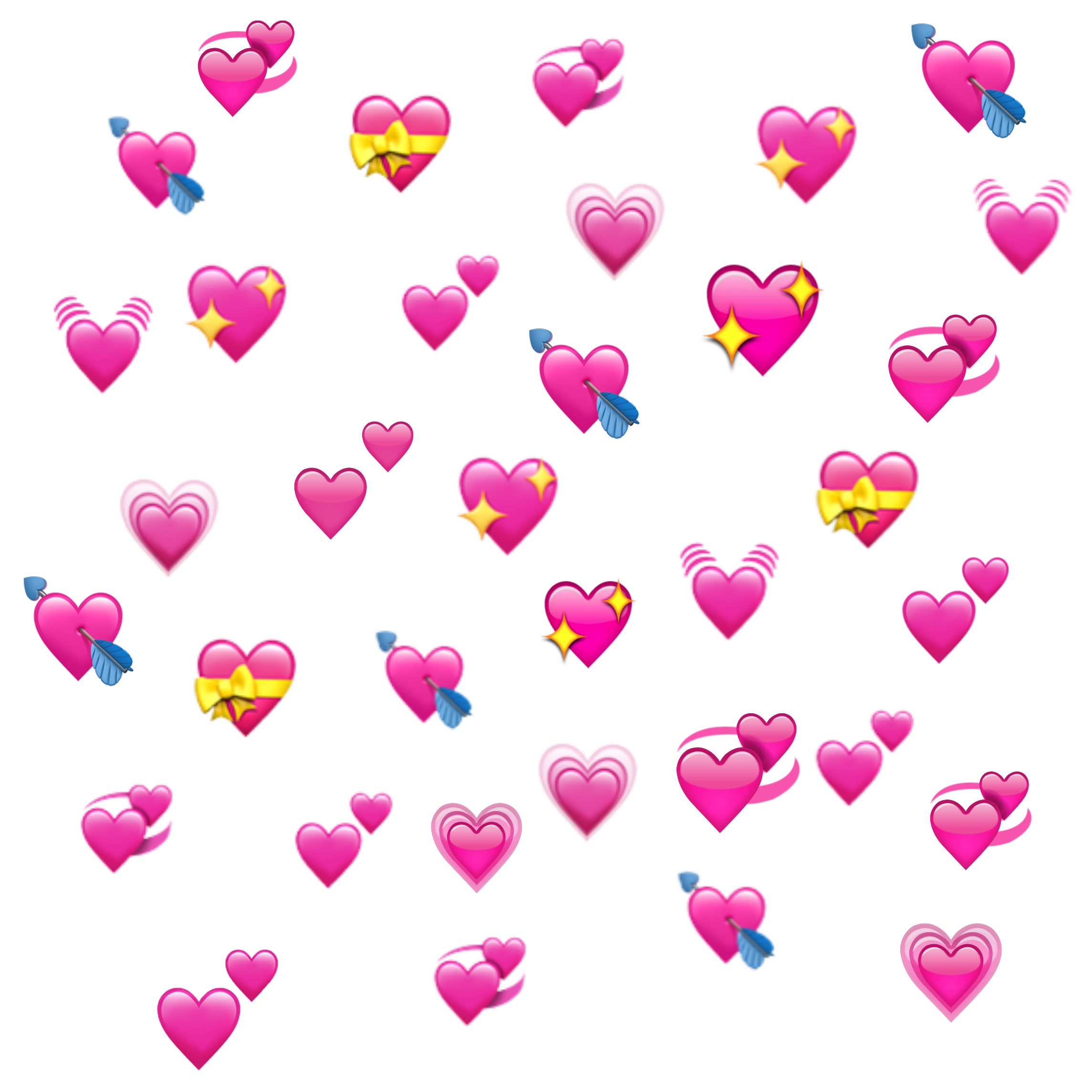 hearts heart emoji emojis heartemoji edit edits... - Anime Heart Emoji