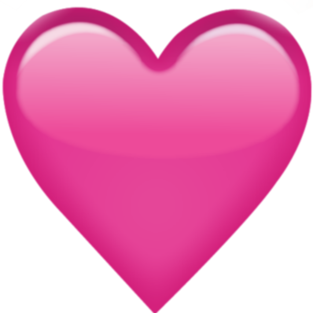 pink heart emoji love  Sticker by Tikku