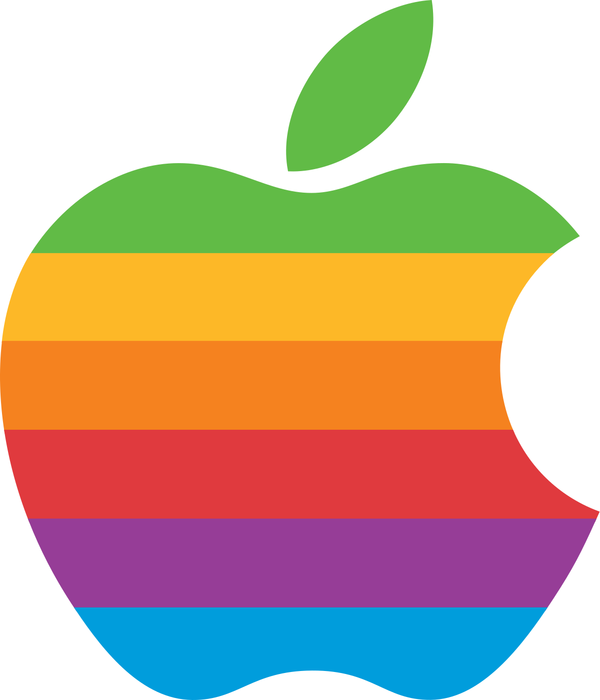 File:Apple Computer Logo rainbow.svg - Wikimedia Commons - Apple Laptop Logo