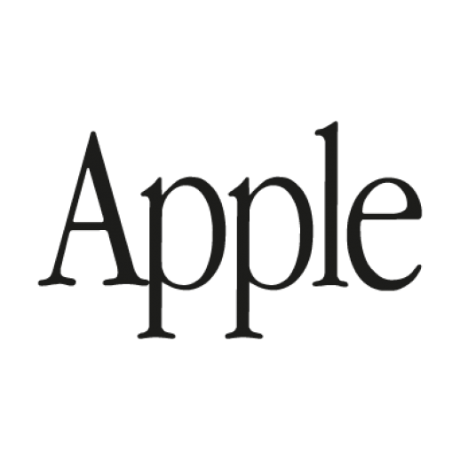 Apple text logo Vector  AI PDF  Free Graphics download