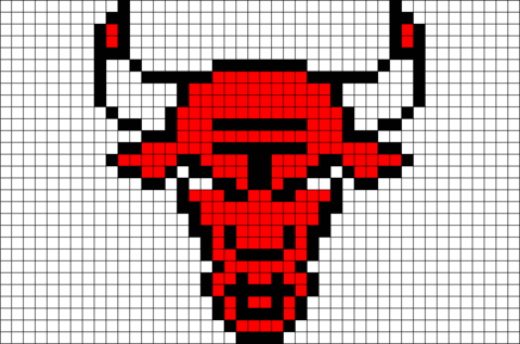 pixel art logo