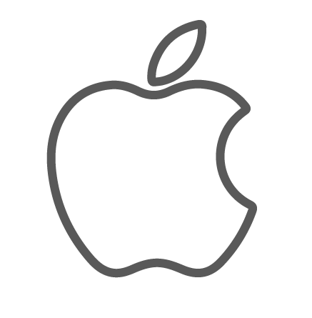 White Apple Logo Clip Art  ClipArt Best