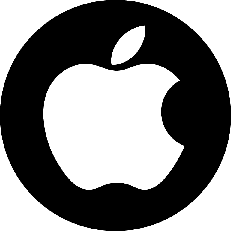Apple Logo Black Rounded PNG Image  Iphone logo Apple