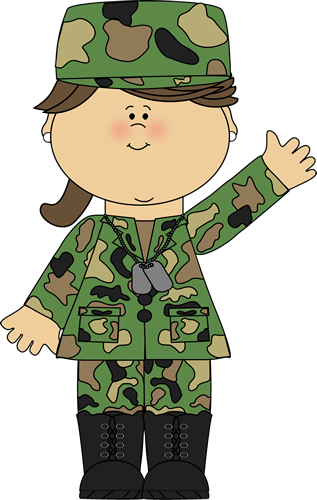 Cartoon Soldier Clipart - Clipart Suggest - Army Female Soldier Silhouette