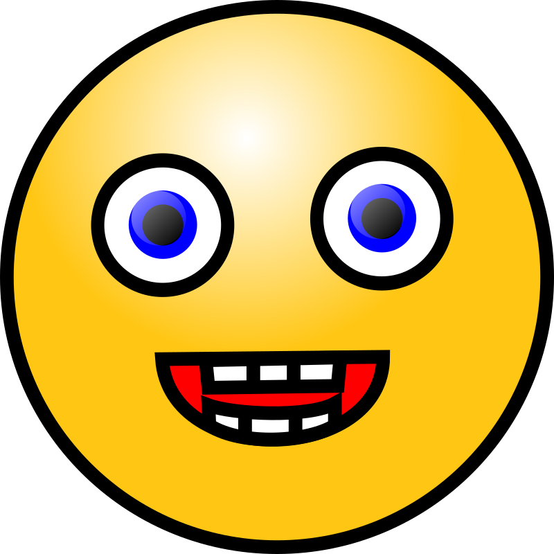 Scary Smiley Face  ClipArt Best