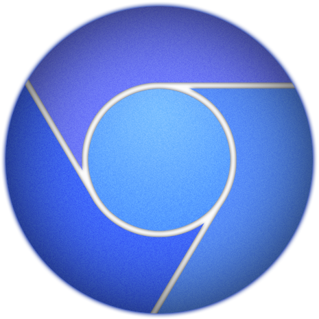 Blue Google Chrome Icon by Alsay on DeviantArt