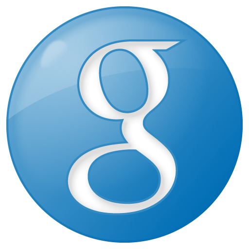 Social google button blue Icon  Social Bookmark Iconset