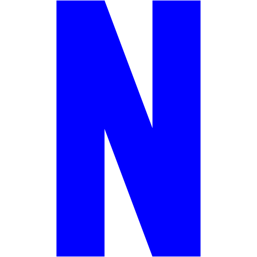 Blue netflix 2 icon  Free blue site logo icons
