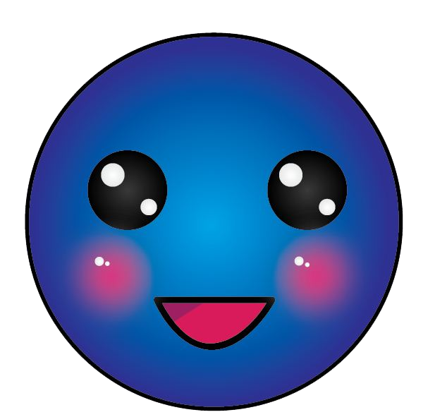 blue smiley face by mimidii on DeviantArt