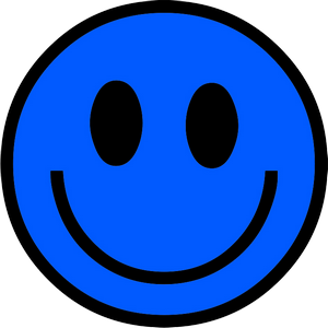 Blue Happy Face Png  ClipArt Best