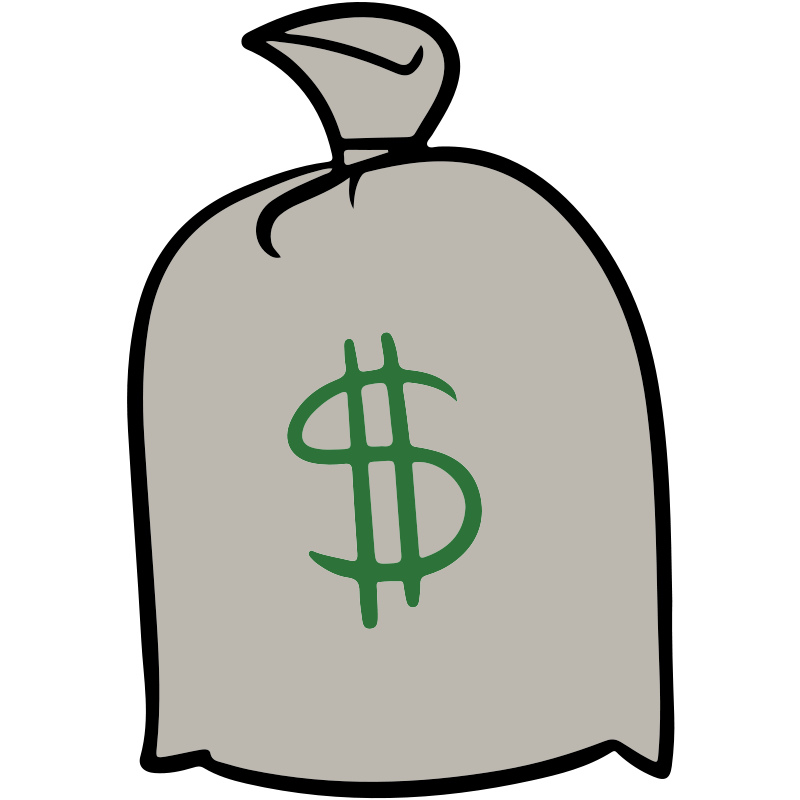 Free Clipart Cash Bag  casino