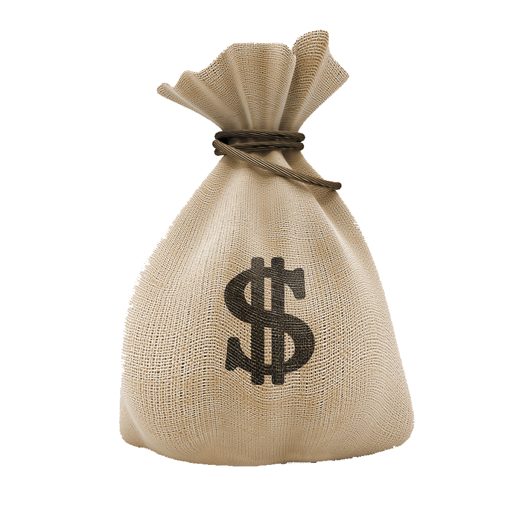 Money PNG image, free money pictures download - Cash Money Bag
