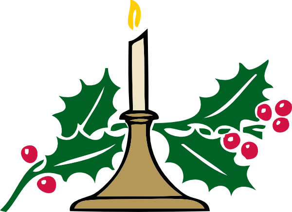 Christmas Candle Clip Art at Clkercom  vector clip art