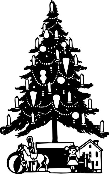 Christmas Tree Clip Art at Clkercom  vector clip art