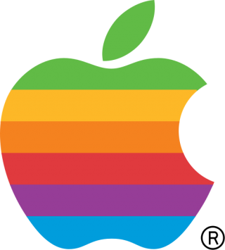 Apple Classic Logo Icon PNG Transparent Background Free