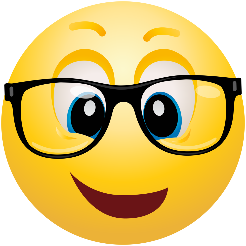 Geek Emoticon Emoji Clipart Info