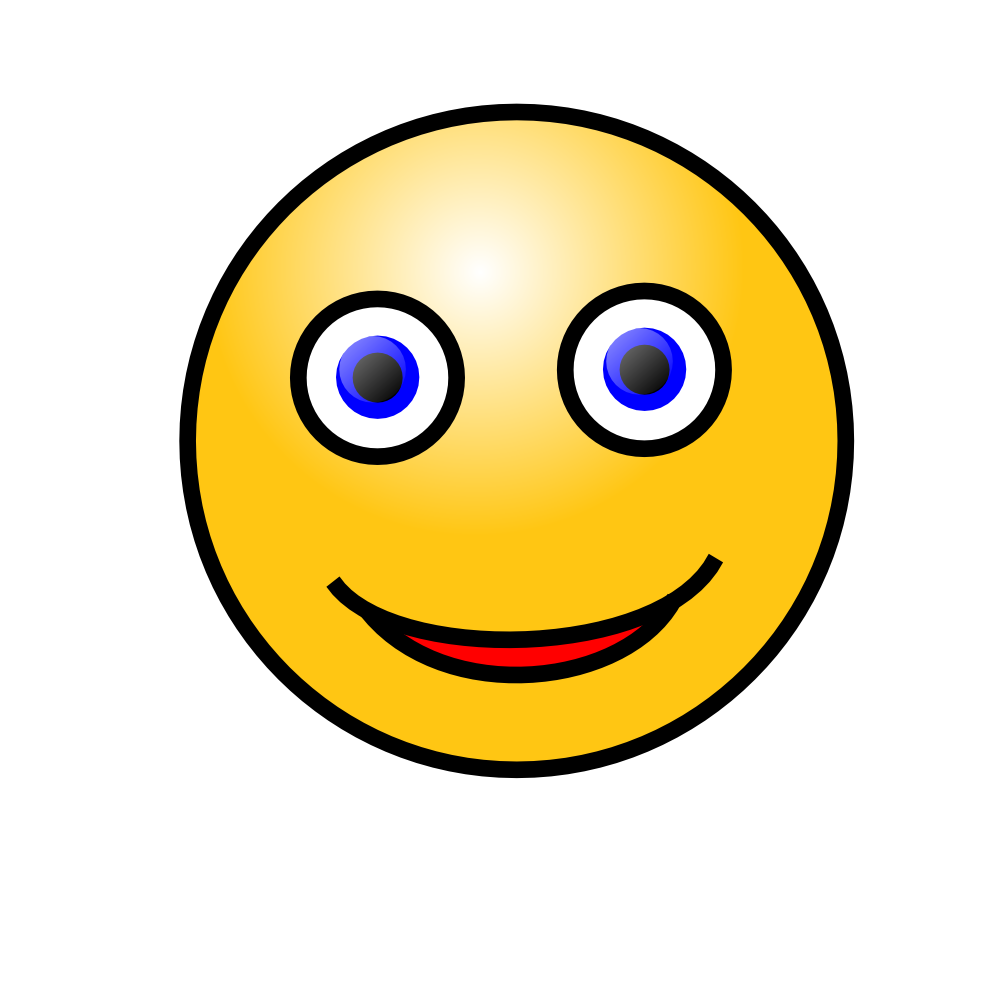 OnlineLabels Clip Art  Emoticons Smiling Face