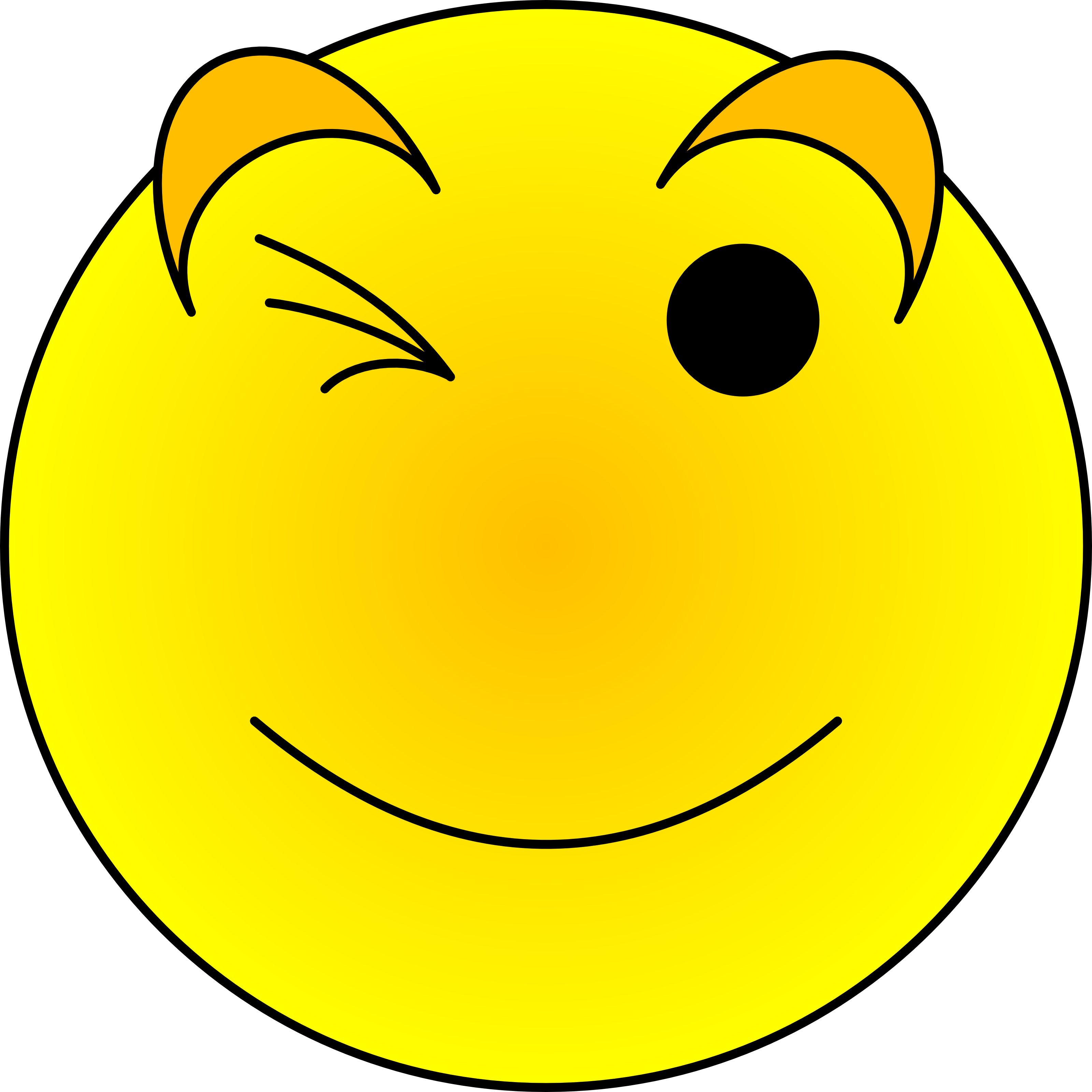 Free Wink Smiley - Clip Art Smiley Faces Emoticons