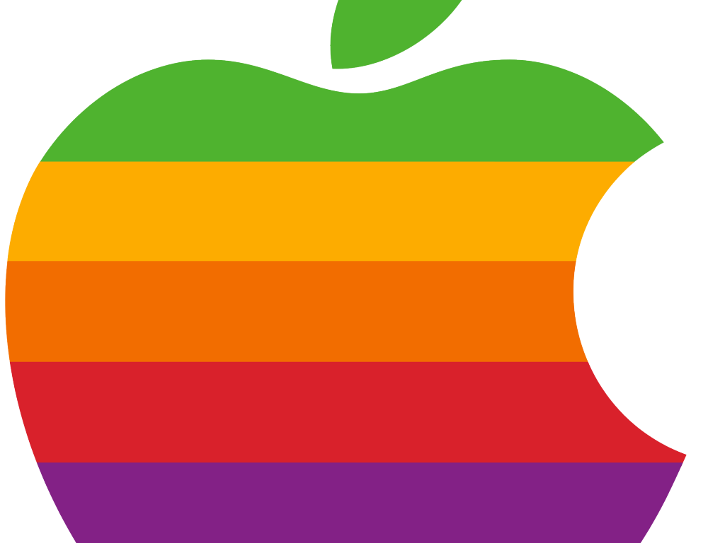 Rainbow Apple logo -Logo Brands For Free HD 3D - Colorful Apple Logo