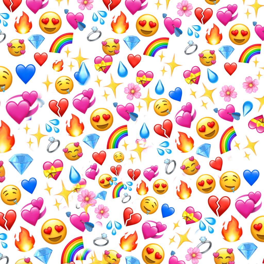 emoji emojis rainbow hearts  Sticker by Maya