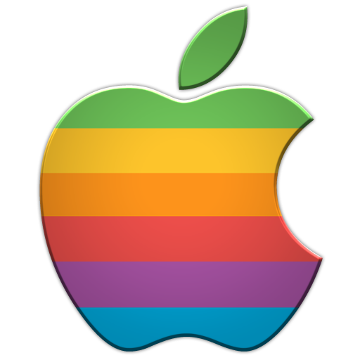 Old rainbow Apple logo Dd  Rainbow apple logo Apple
