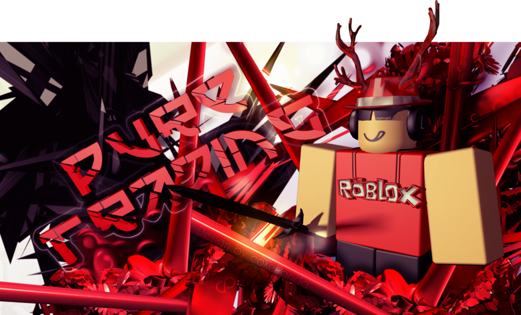 ROBLOX PureTrading thumbnail design by thisiscamel on