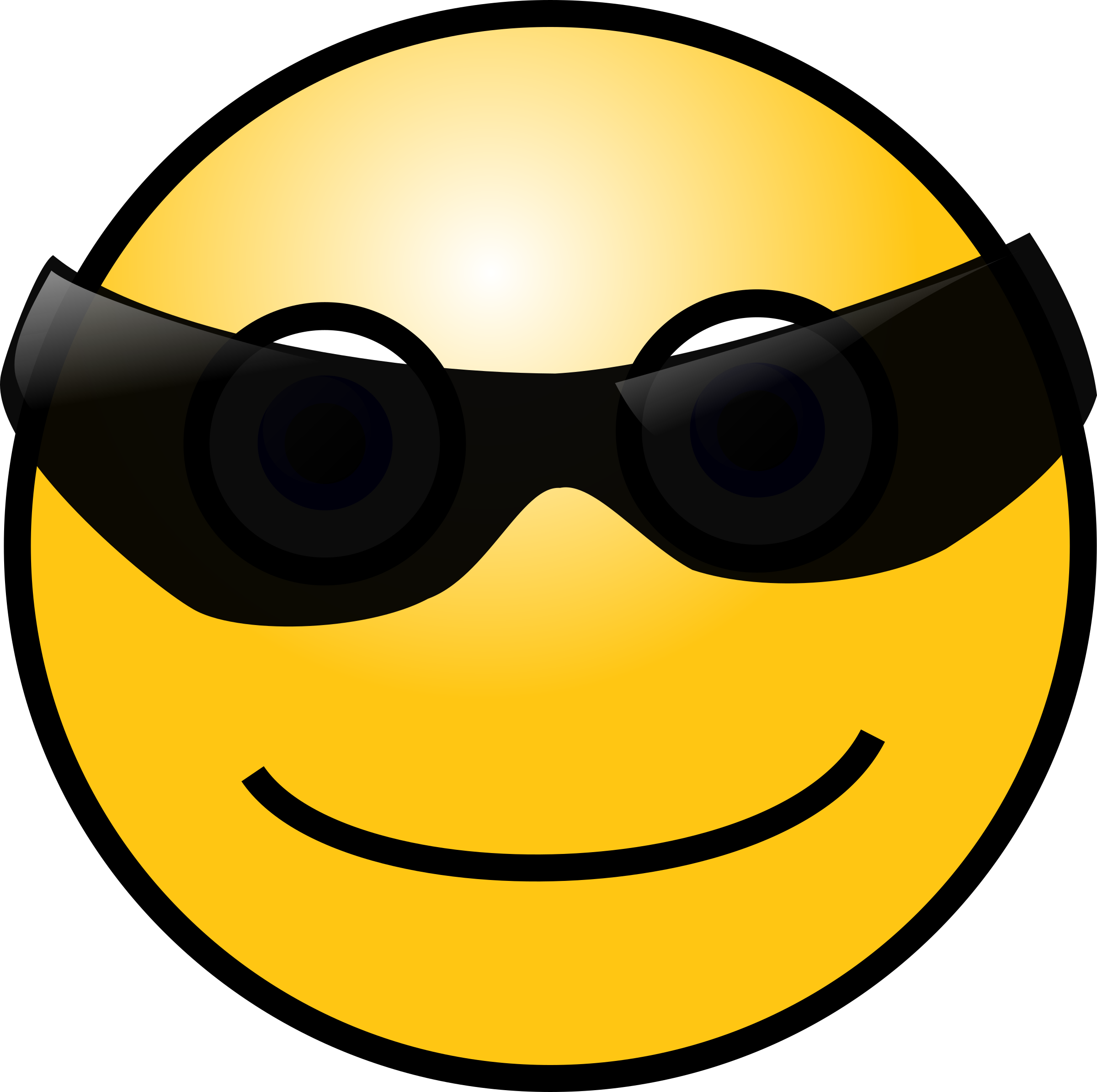 Clipart - Emoticons: Cool face - Cool Smiley Face Clip Art