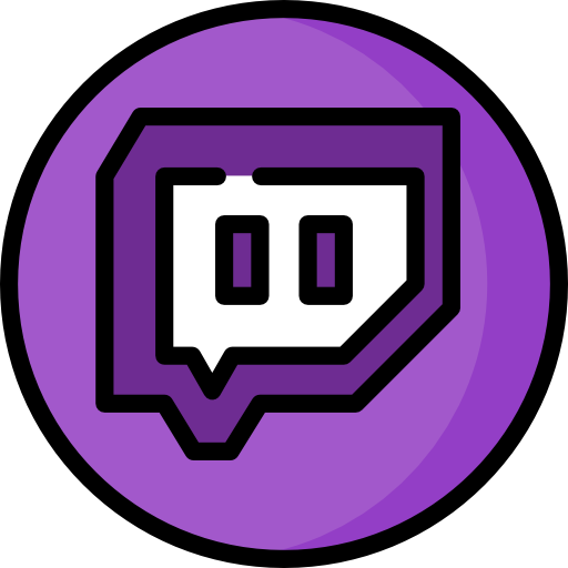 Twitch  Free social media icons