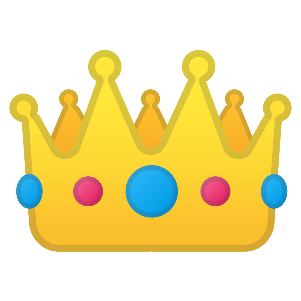 Crown Icon  Noto Emoji Clothing  Objects Iconset  Google