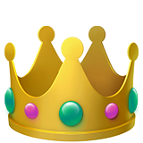 Crown Emoji on Apple iOS 111