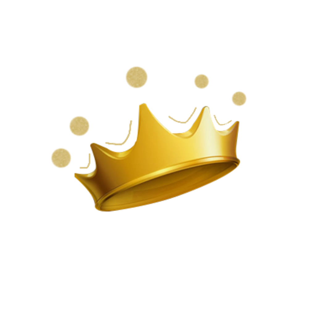 corona crown emoji yellow  Sticker by sнαy