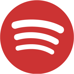 Persian red spotify icon  Free persian red site logo icons