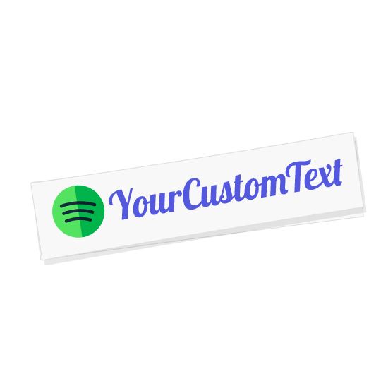 Custom Spotify Name Sticker | Super Fast Free Shipping ... - Custom Spotify Logo