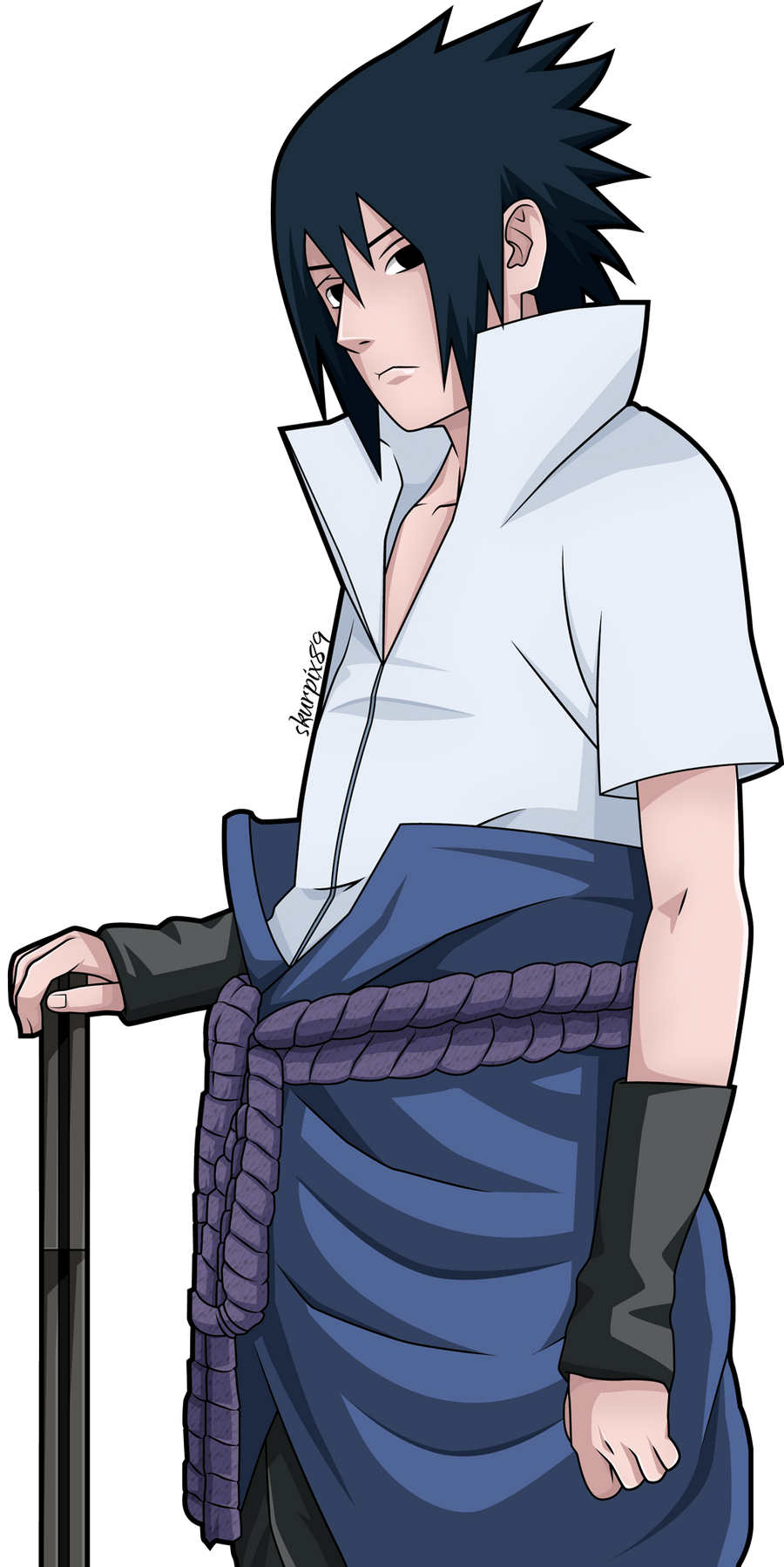 Uchiha Sasuke Cool Pose by Skurpix on DeviantArt - Dark Sasuke