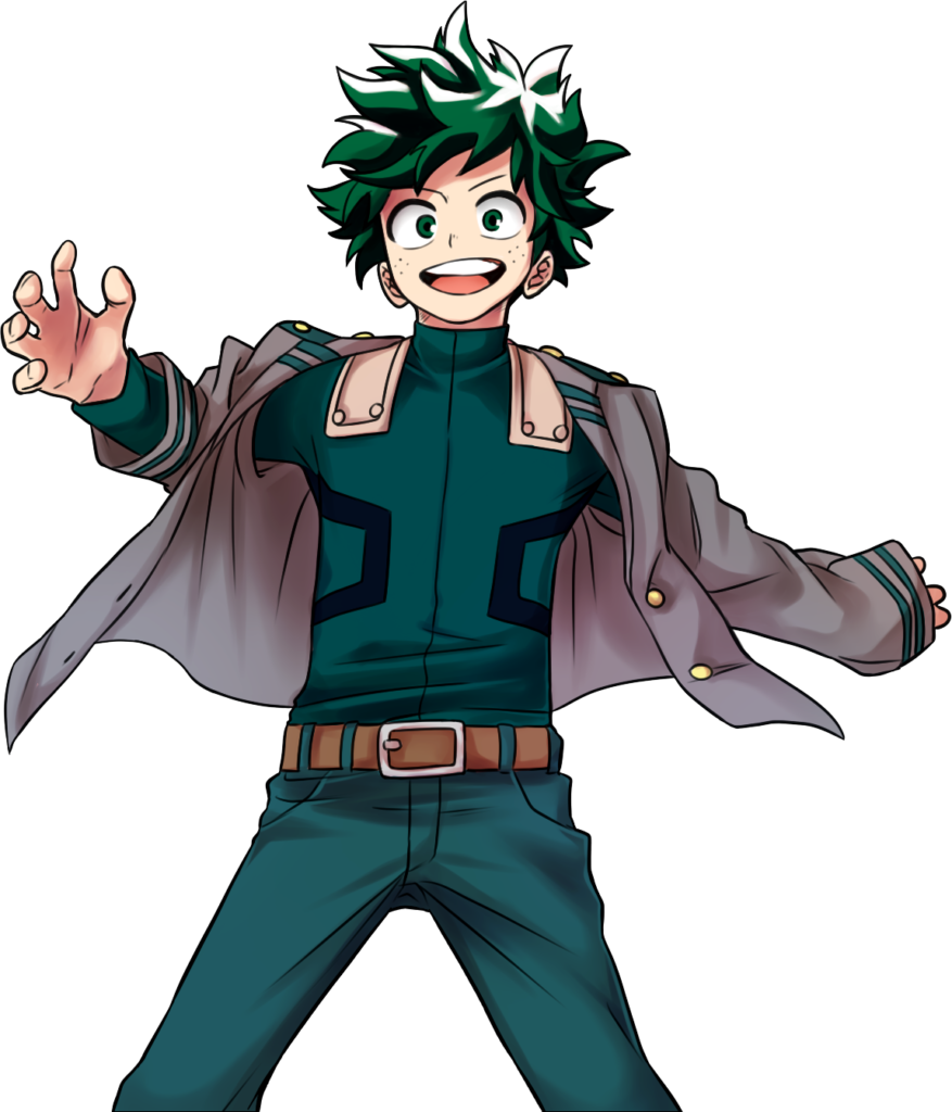 I made a Deku render from one of Horikoshis sketches