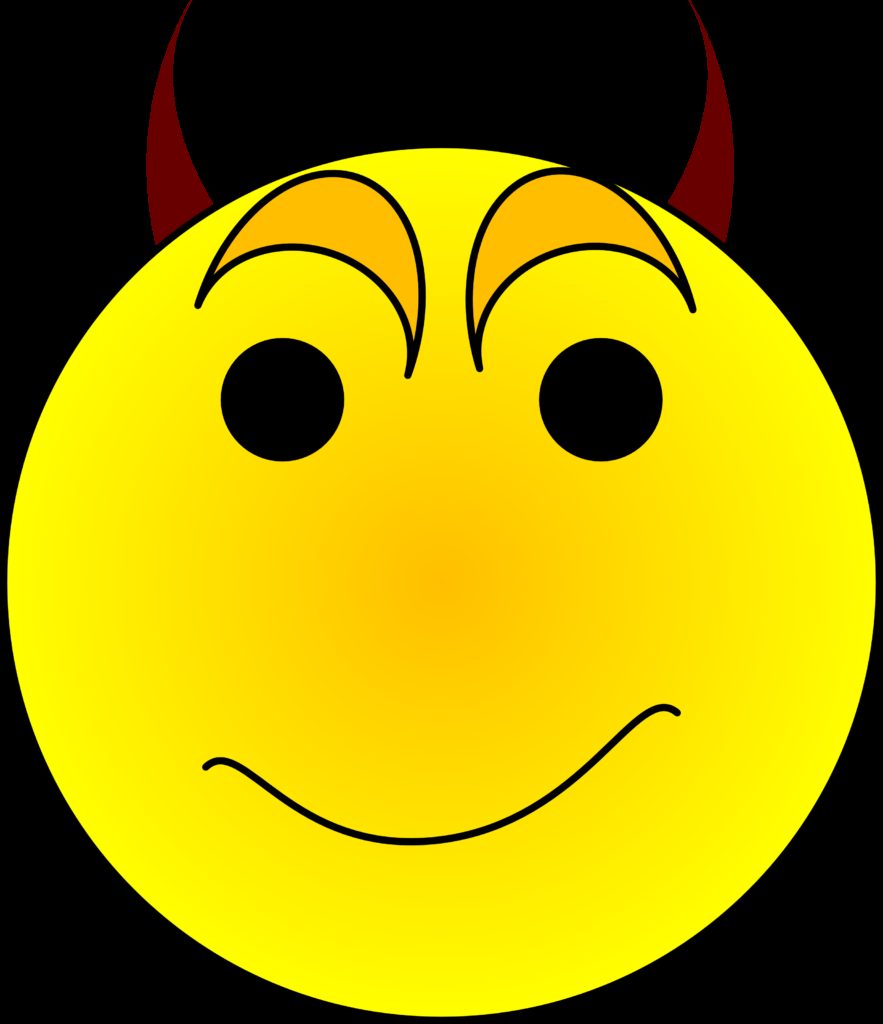 smiley face graphic free  Devil Smiley Face Clip Art