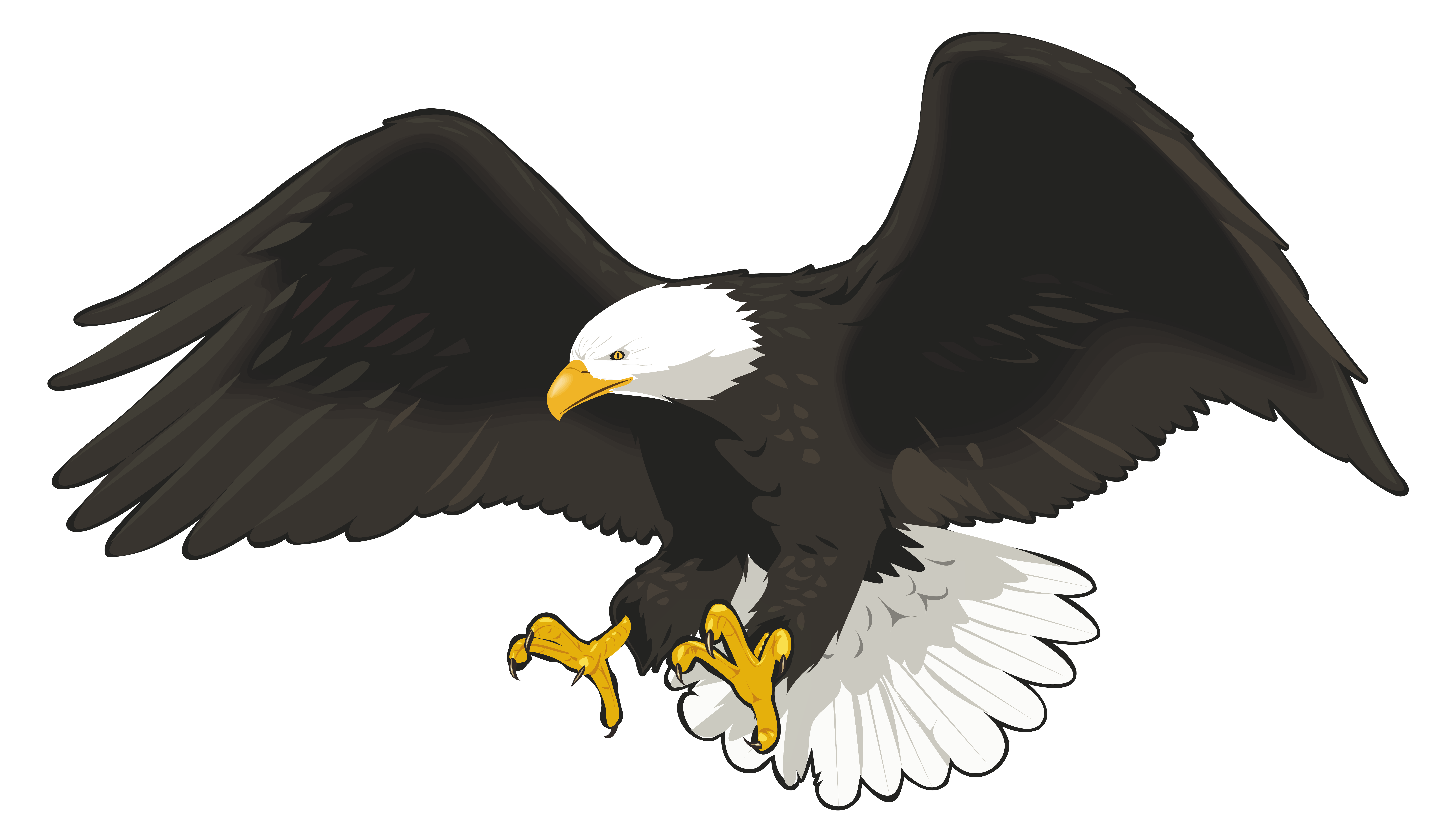landing eagle clipart - Clip Art Library - Eagle Landing Clip Art
