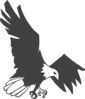 Landing Eagle Clip Art at Clkercom  vector clip art
